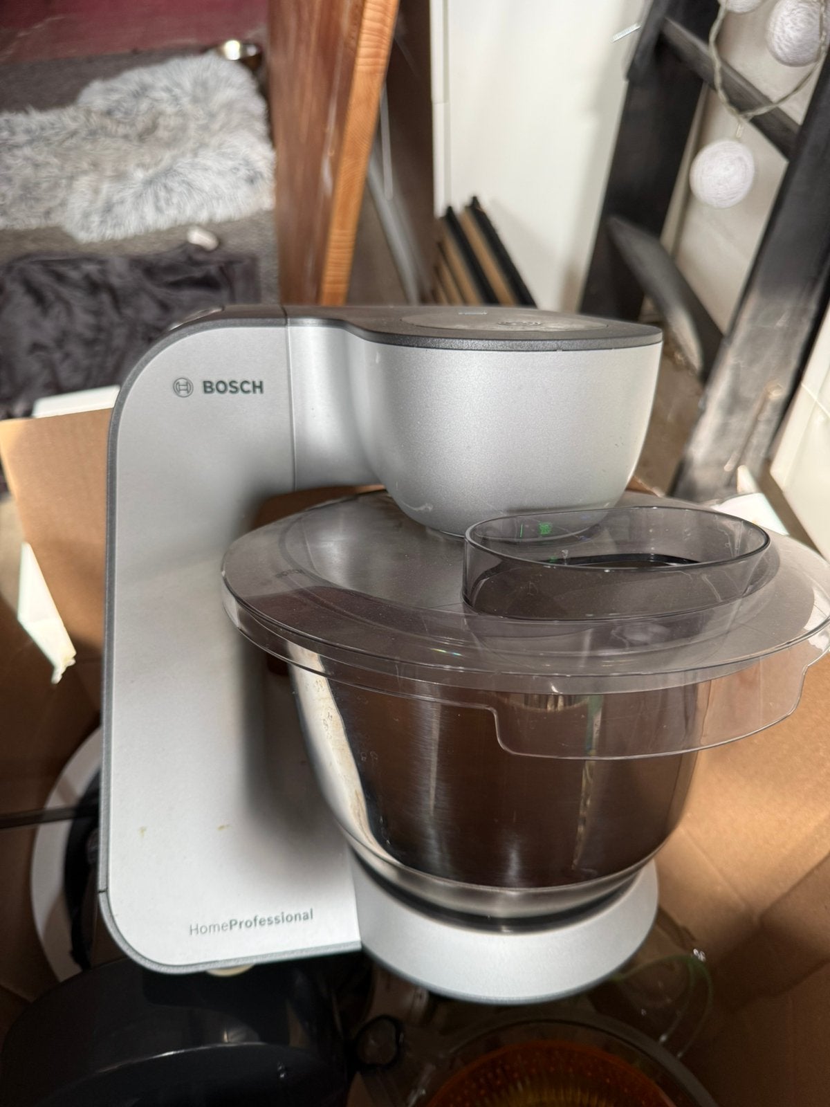 Robot pâtissier Bosch HomeProfessional MaxxiMUM + accessoire, Ophalen, Zo goed als nieuw, Bosch