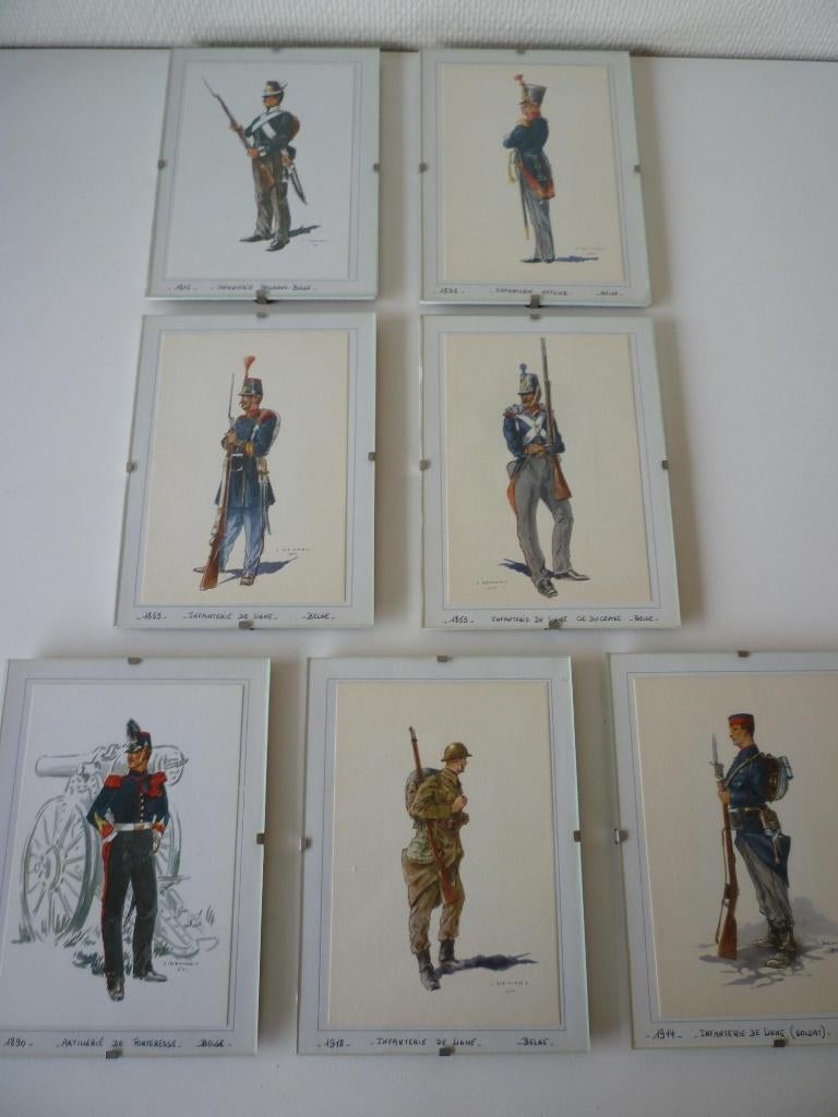 Uniformes de soldats Belges, Collections, Enlèvement ou Envoi