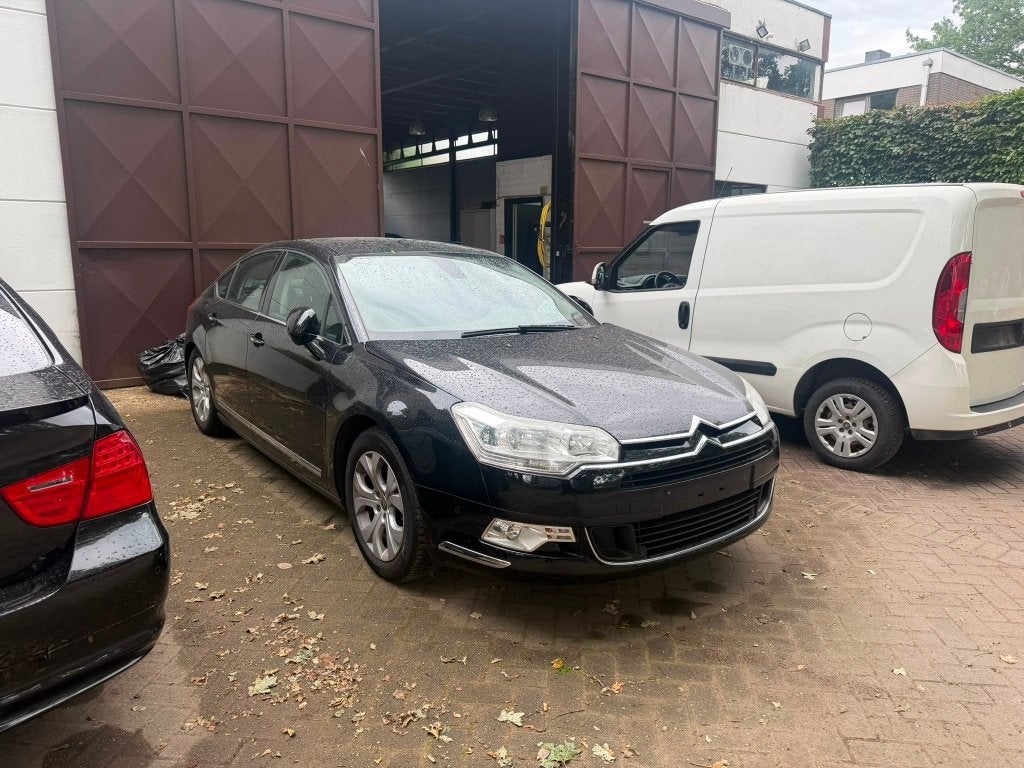 Citroen C5 1.6 2011, Euro 5, Zwart, Leder en Stof, Zwart