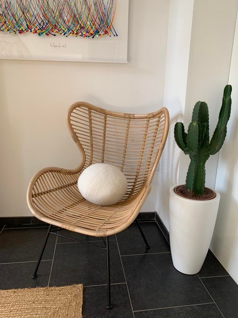 Fauteuil papillon en rotin Sweet Living, Enlèvement