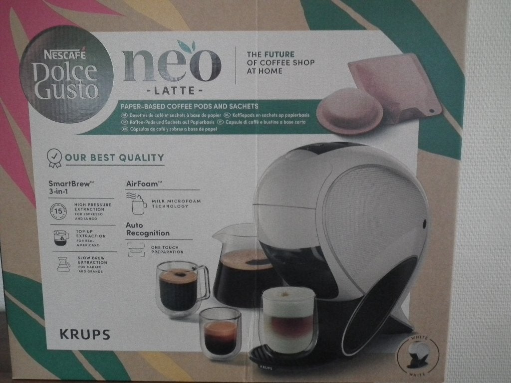 Machine à café Neo "Latte" Dolce Gusto (KRUPS), Electroménager, Cafetières, Comme neuf, Dosettes et capsules de café, Autres modèles