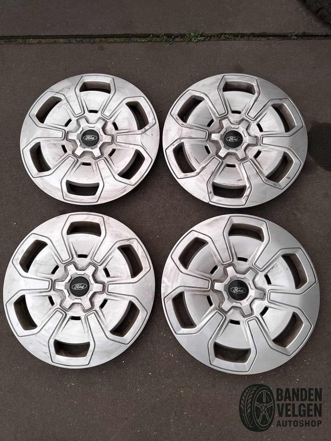 Ford Originele Wieldoppenset 16 Inch, Gebruikt, -, -, Ophalen of Verzenden