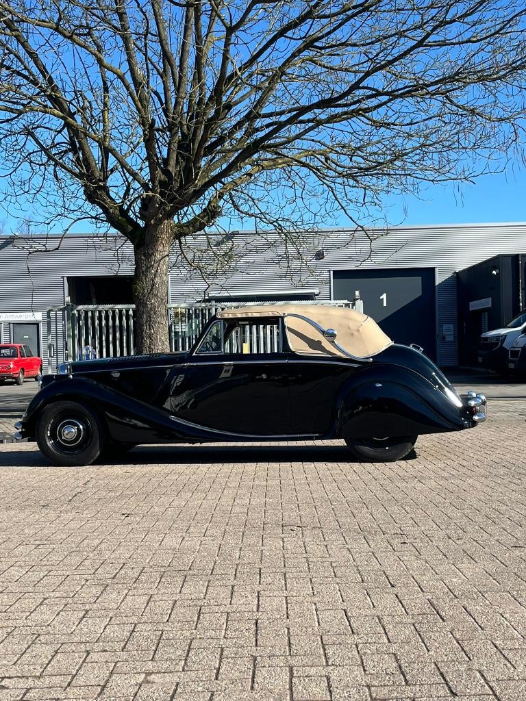 Jagaur Mk5 Drophead Coupe, Auto's, Jaguar, Achterwielaandrijving, Cabriolet, Zwart, Leder