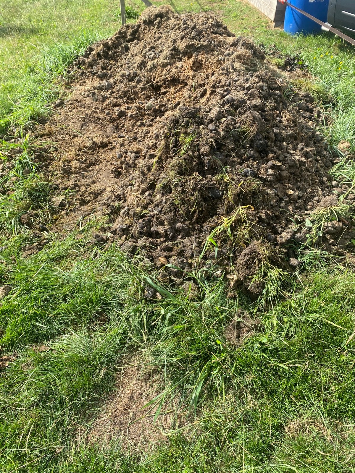 Gratis paardenmest, Tuin en Terras, Ophalen, Mest