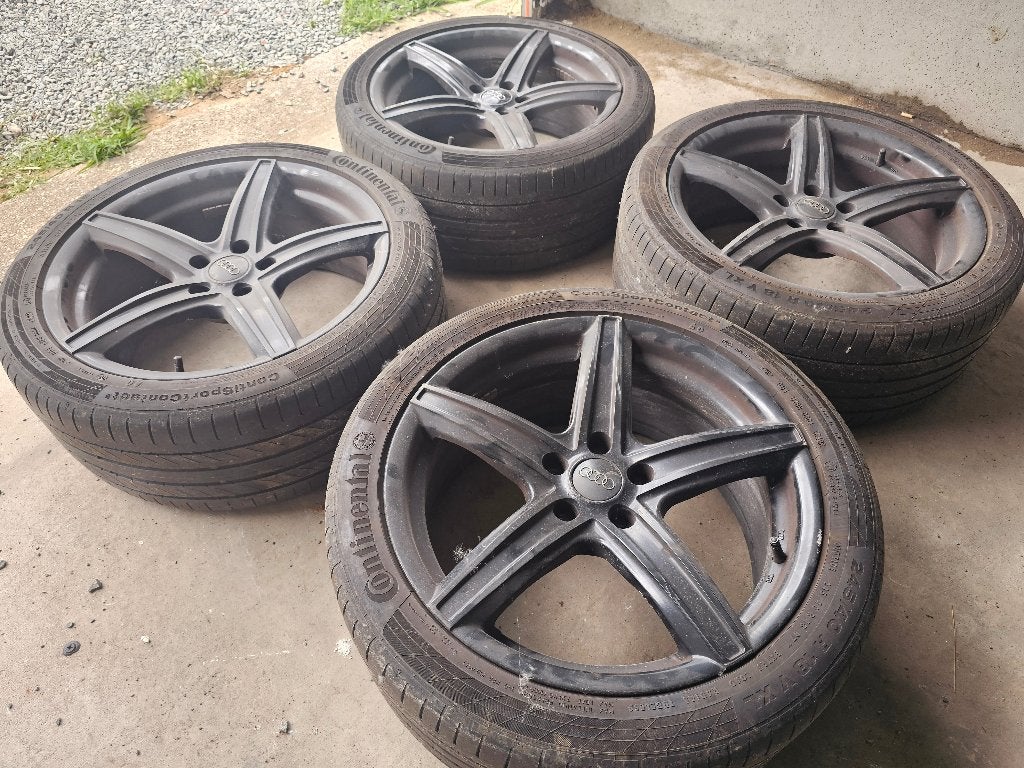 Audi A4 Velgen + banden, Auto-onderdelen, Banden en Velgen, Ophalen, 18 inch, Velg(en), Personenwagen