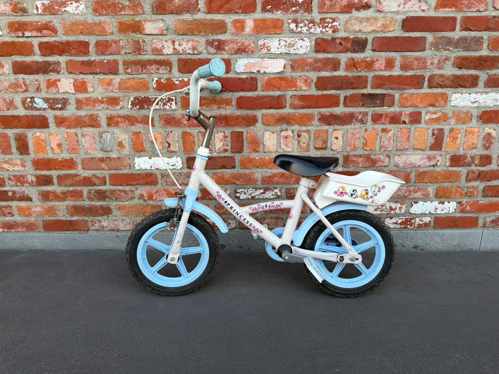 Meisjes fiets 12 inch, Fietsen en Brommers, Terugtraprem, Gebruikt, Minder dan 14 inch, Dames