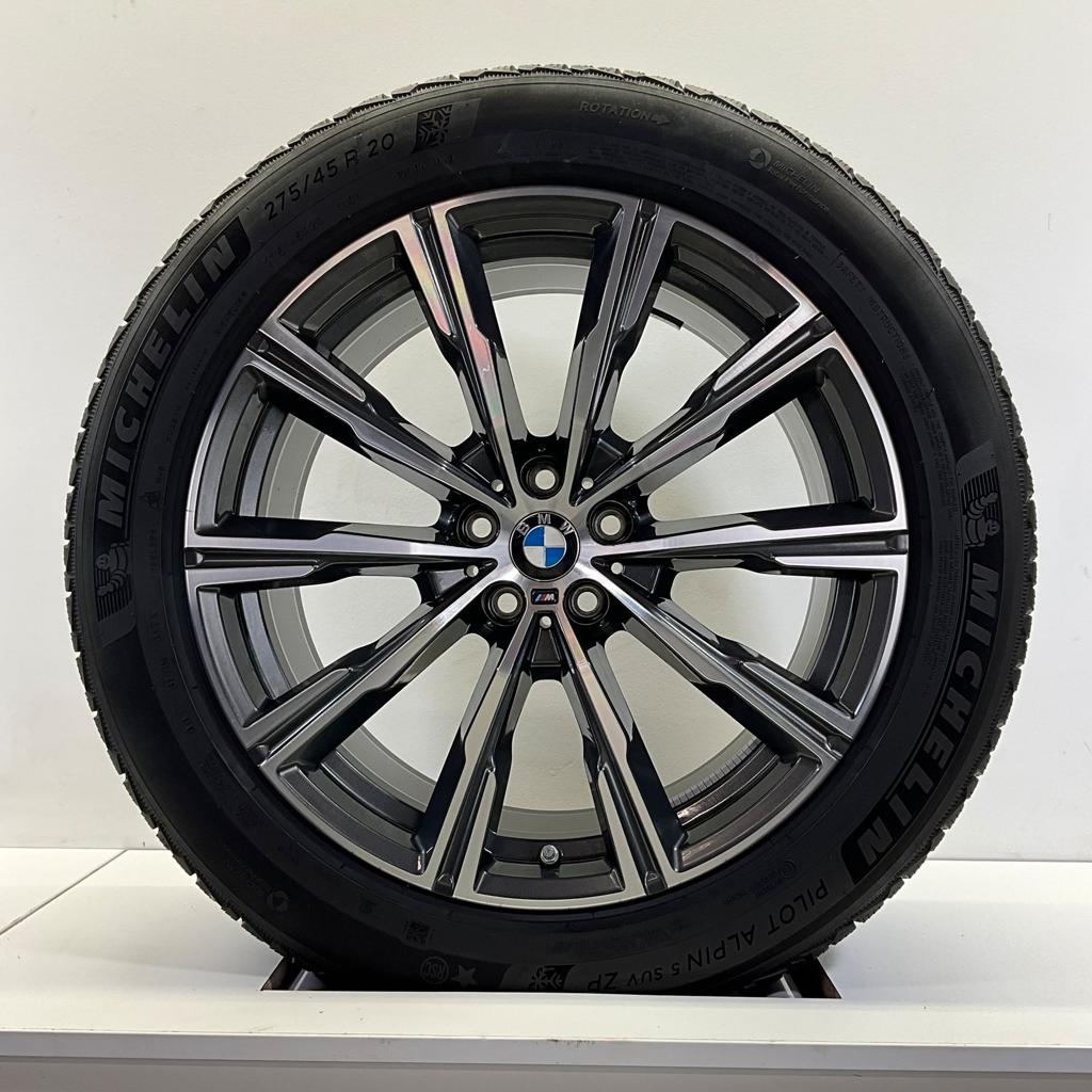 BMW X5 G05 EN X6 G06 SET VELGEN + WINTERBANDEN 20 INCH ORIG., Auto-onderdelen, Banden en Velgen, Banden en Velgen, Winterbanden