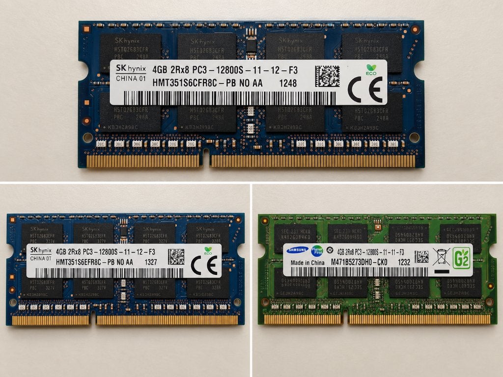 3 4Go DDR3-1600 SO-DIMM RAM portable, Informatique & Logiciels, DDR3, Utilisé, Laptop, 4 GB