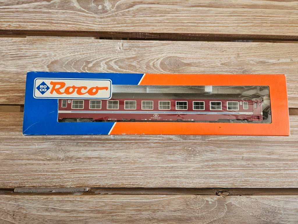 Voiture K4 SNCB roco 44623, Gebruikt, Gelijkstroom, Analoog, Wagon