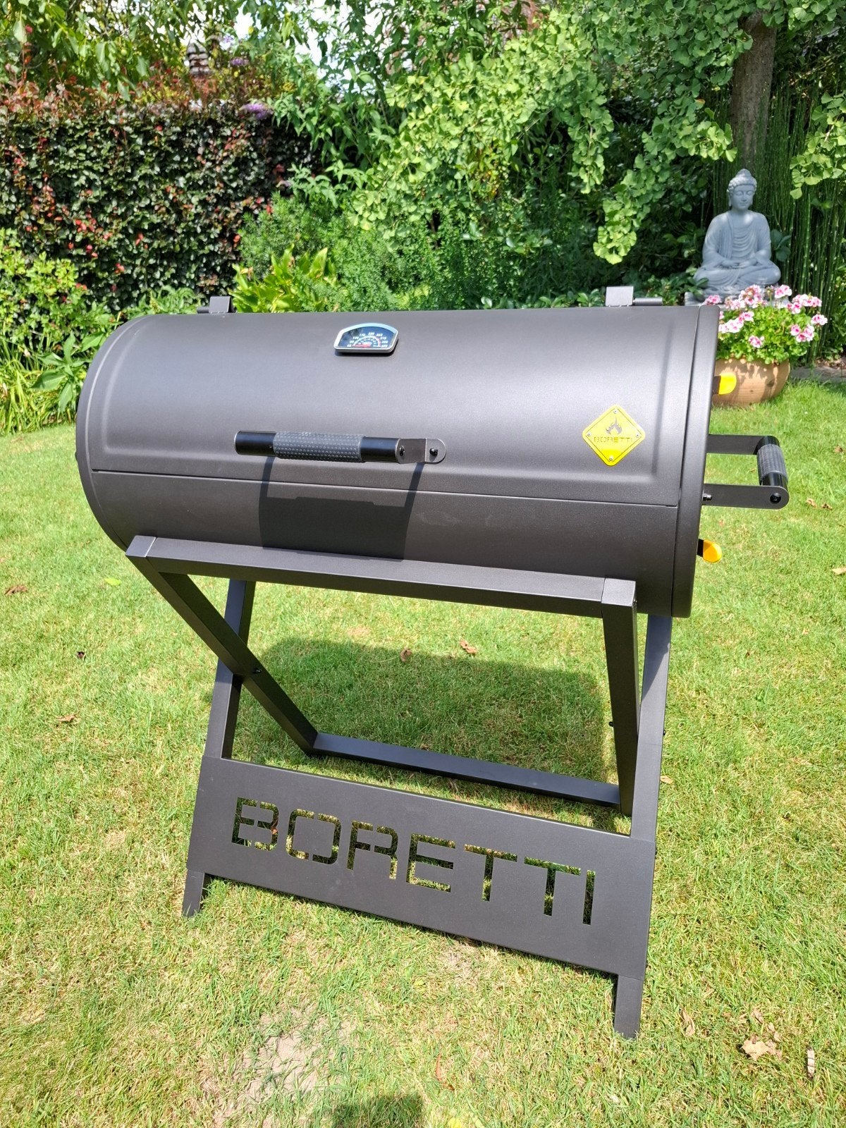 Nieuwe houtskoolbarbecue Barilo Boretti 0.2, Enlèvement