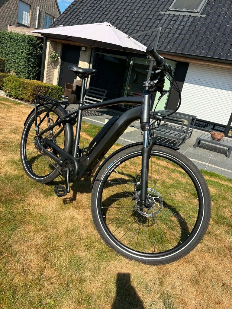 FLYER UPSTREET 5.40 GENTS XL – SLECHTS 1.046 KM, Zo goed als nieuw, 59 cm of meer, 50 km per accu of meer, Ophalen