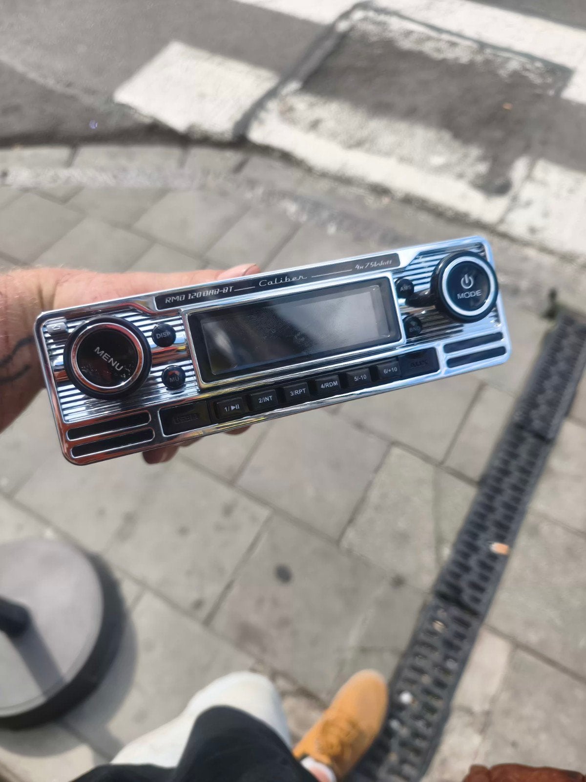 Nieuwe Calibre oldtimerradio, Auto diversen, Autoradio's, Ophalen of Verzenden