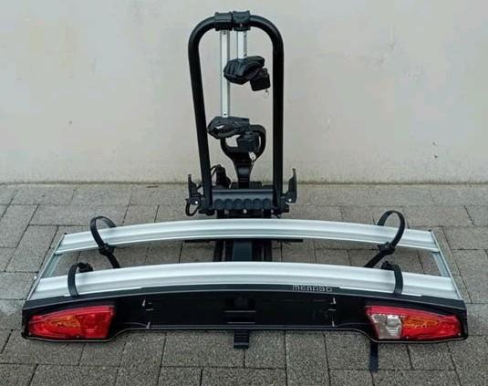 Fietsendrager Menabo Alcor 2 kantelbaar 2 fietsen max 50kg🚴, Autos : Divers, Porte-vélos, Support d'attelage, 2 vélos, Comme neuf