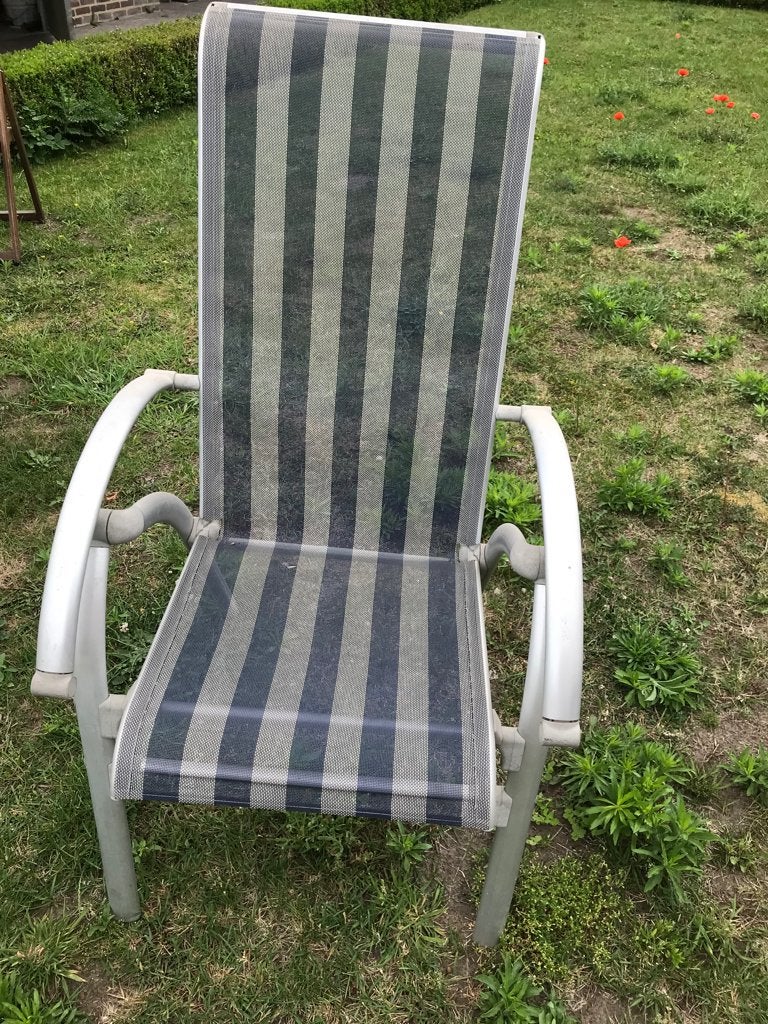 Tuinstoelen, Ophalen, Gebruikt, Textileen, Verstelbaar