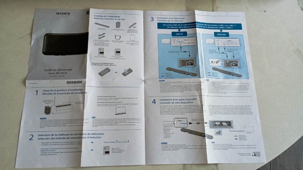 Barre de son SONY HTG700+ Caisson de basse, Enlèvement, Avec subwoofer externe, Comme neuf