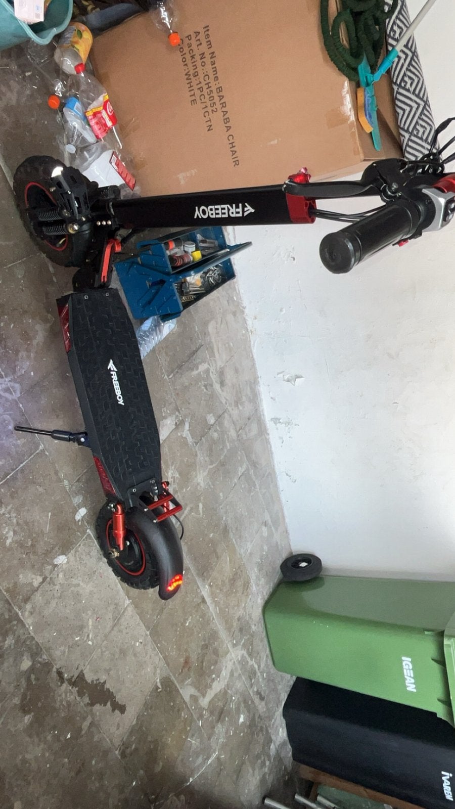 Trottinette électrique FREEBOY en très bon état, Vélos & Vélomoteurs, Enlèvement, Comme neuf, Step électrique (E-scooter)