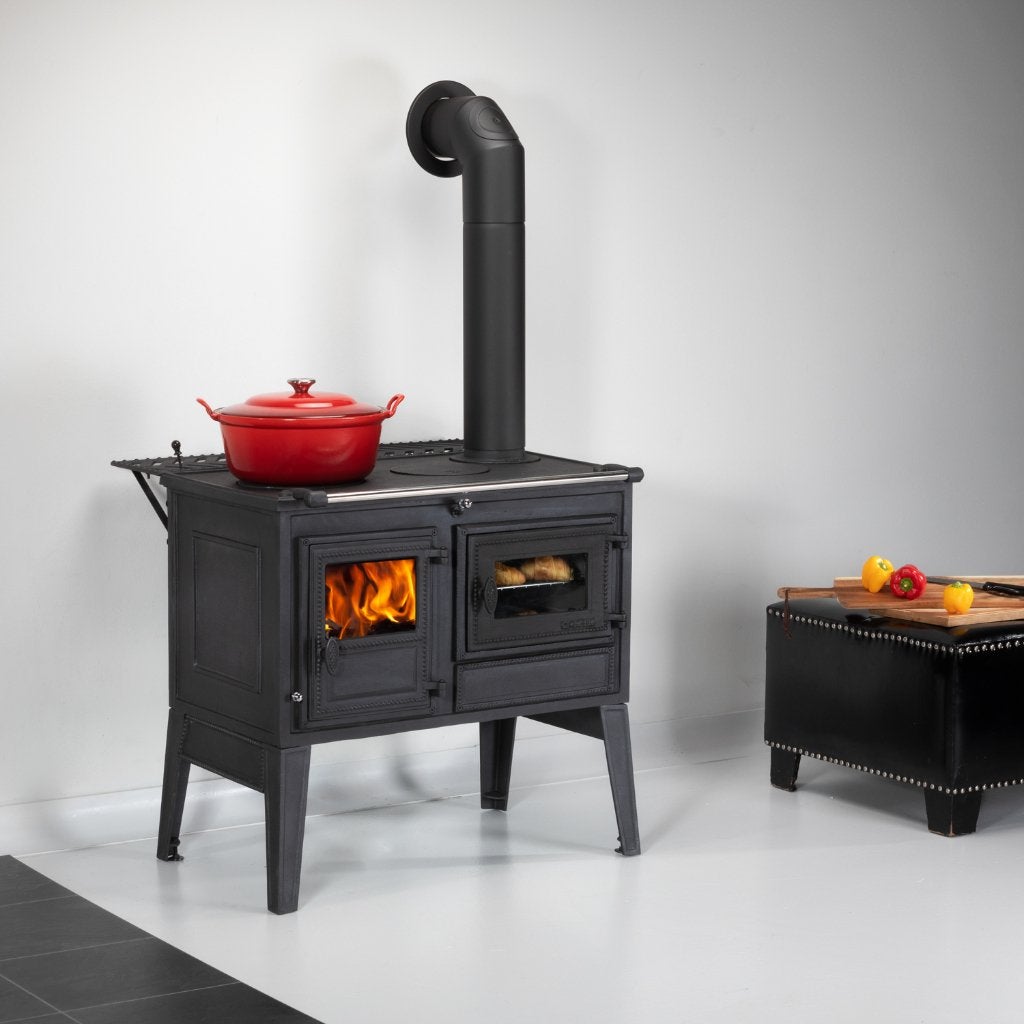 Poêle à bois en fonte Atlas/cuisine extérieure, Maison & Meubles, Neuf, 25 à 50 cm, Enlèvement ou Envoi, Moins de 100 cm