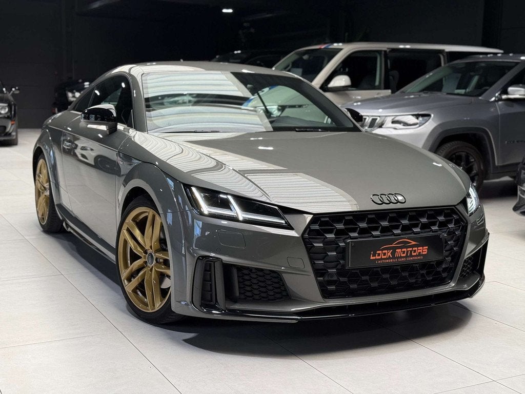 Audi TT Coupé 40 TFSI Competition S tronic S line 197CV CAM, Auto's, Audi, Gebruikt, 4 cilinders, 1984 cc, Leder