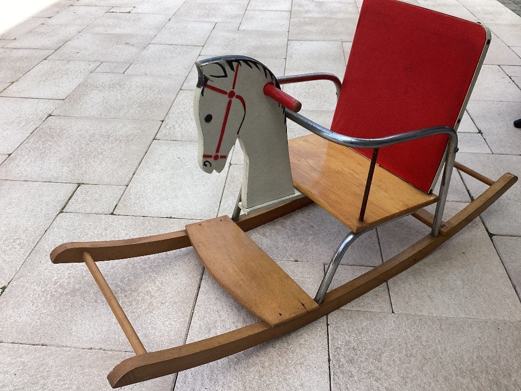houten schommelpaard, Antiek en Kunst, Ophalen