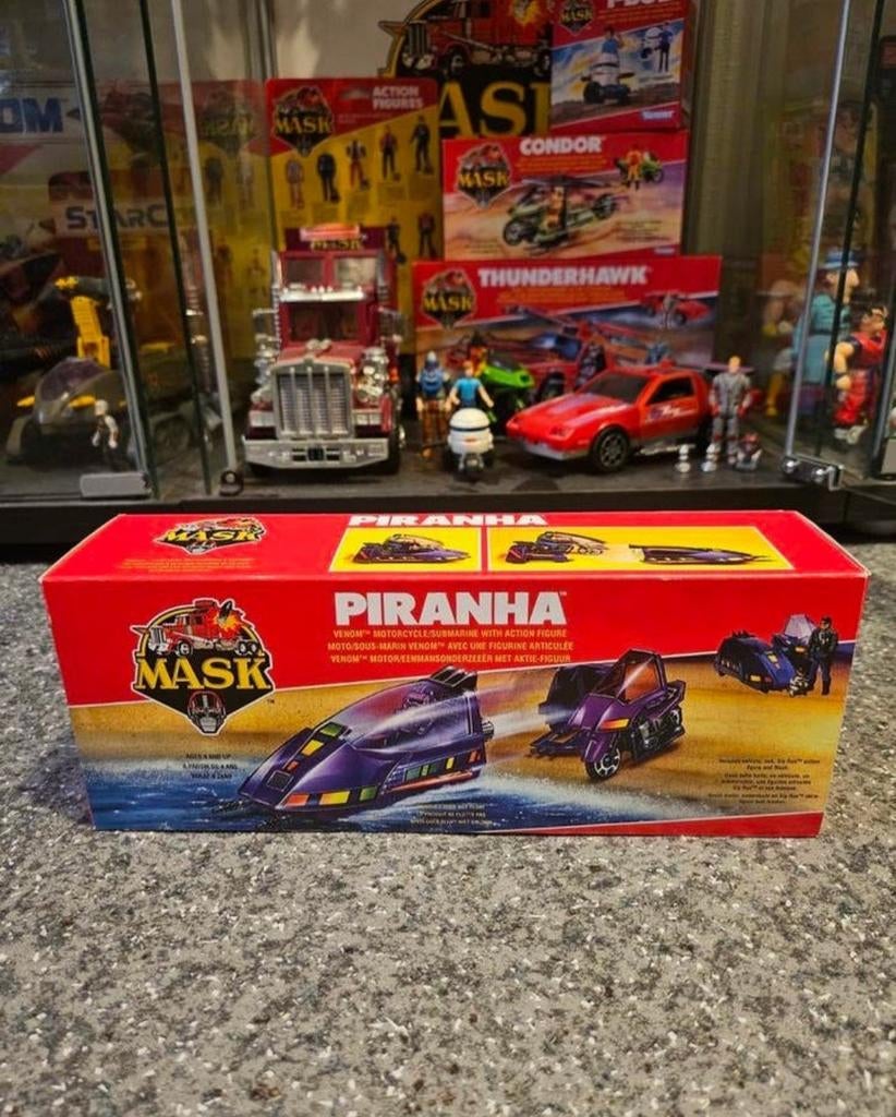 MASK Kenner Piranha (1985), Enlèvement ou Envoi