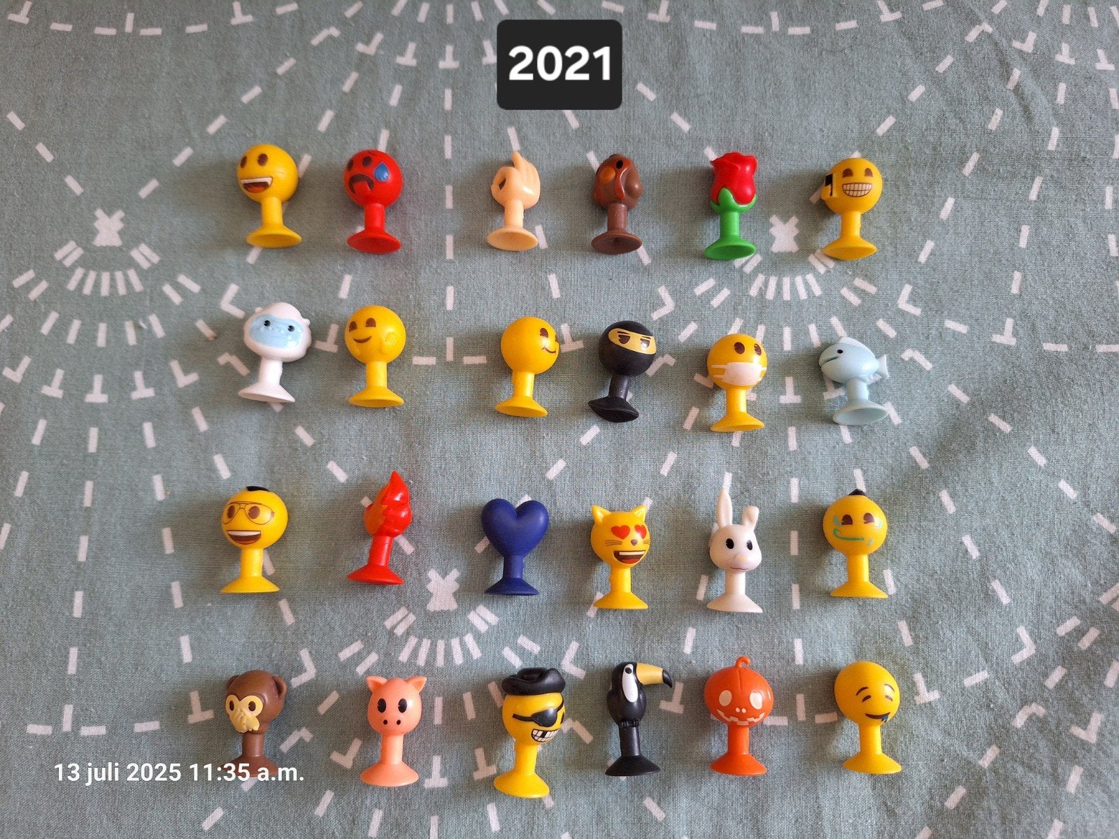 Emoji Aldi setje 2021, Ophalen of Verzenden