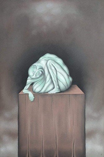 Kunsthandel Gennep - "Isolement", Antiquités & Art, Art | Peinture | Moderne, Envoi, Papier/carton, Signé, Pastel