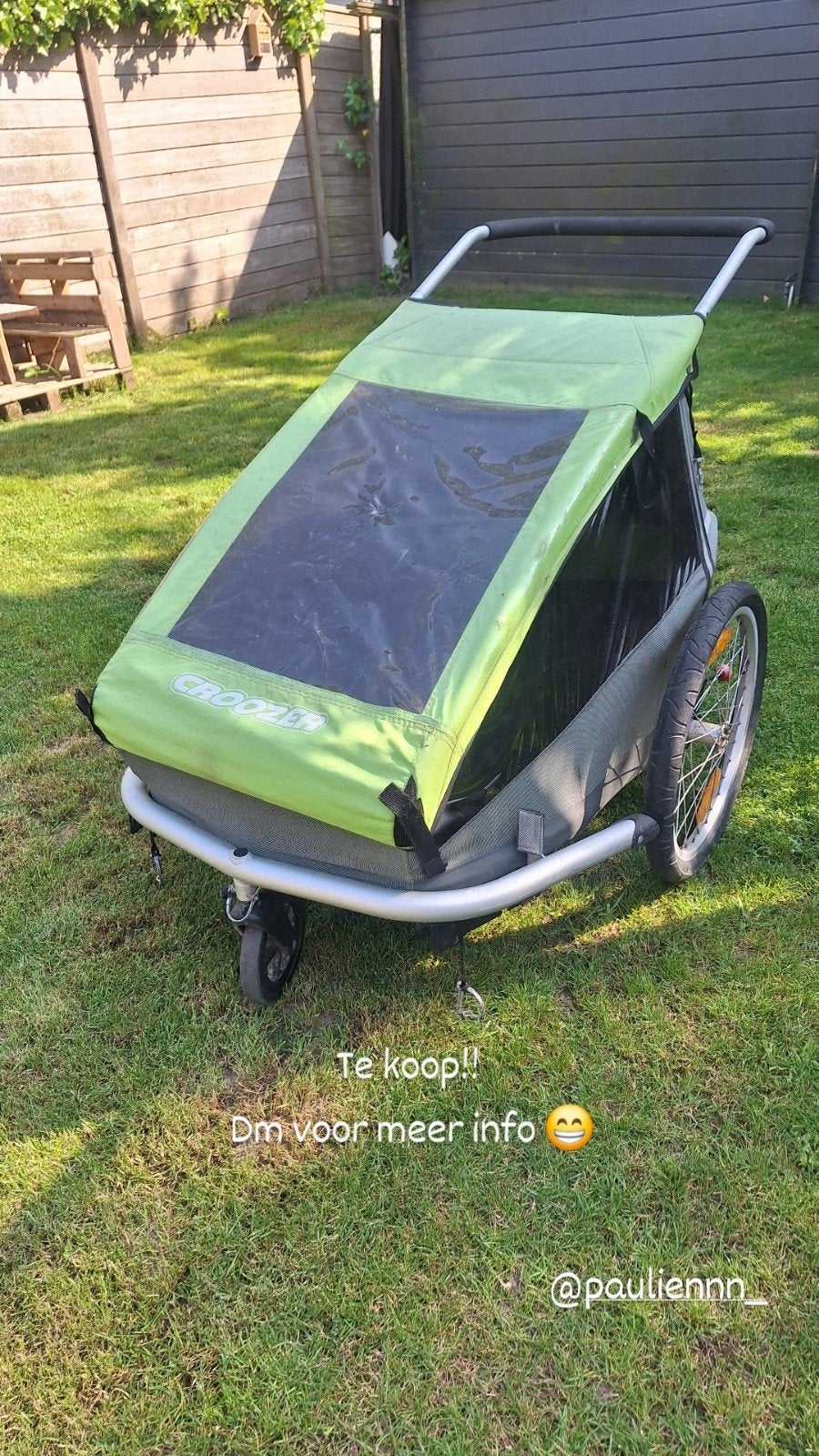Croozer fietskar voor 2 kids, Fietsen en Brommers, Fietsaccessoires | Aanhangwagens en Karren, Ophalen