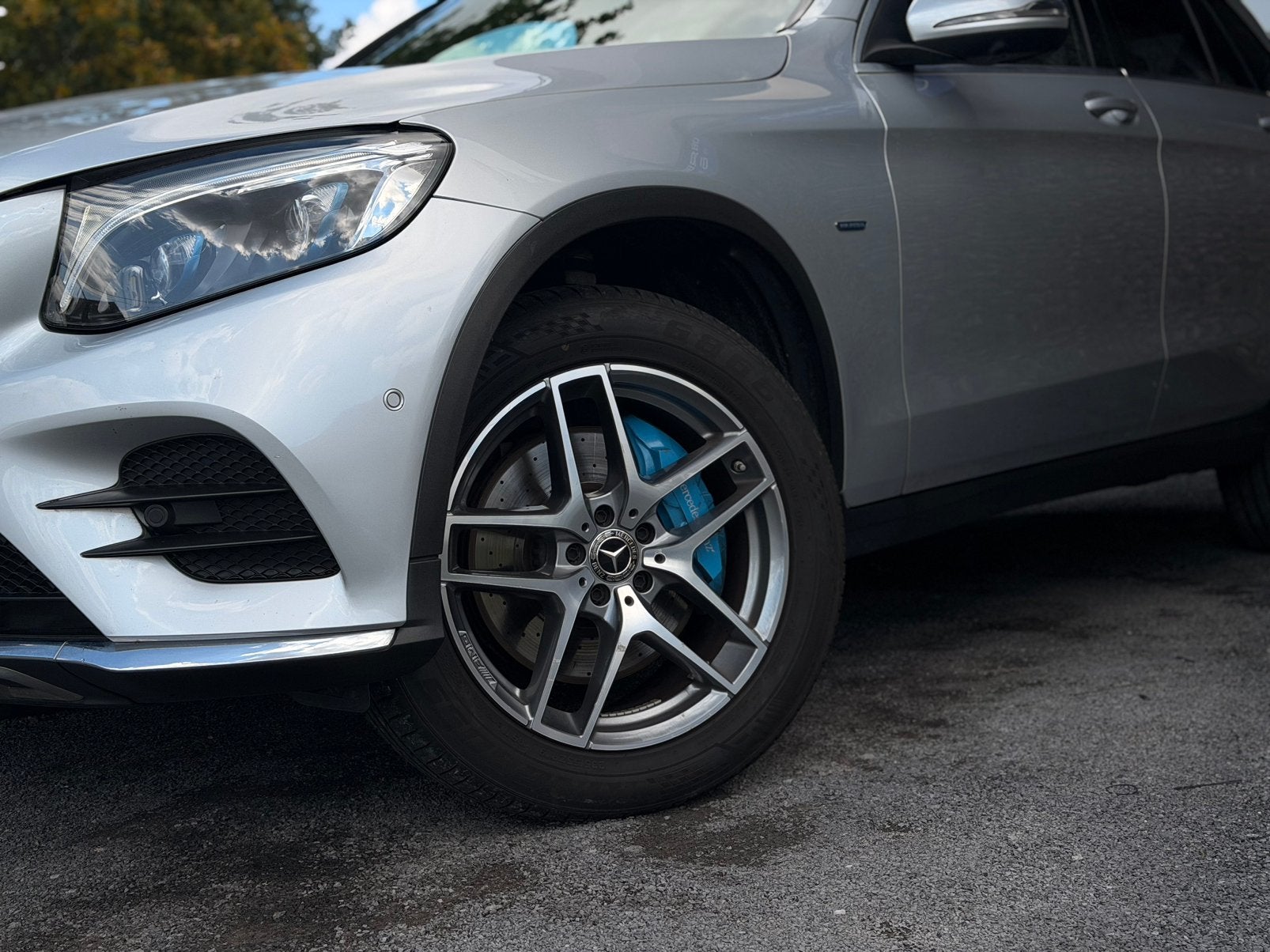 Mercedes Glc 350e hybrid, prix le plus bas,garantie d'un an, Autos, Cuir, Argent ou Gris, Achat, Euro 6