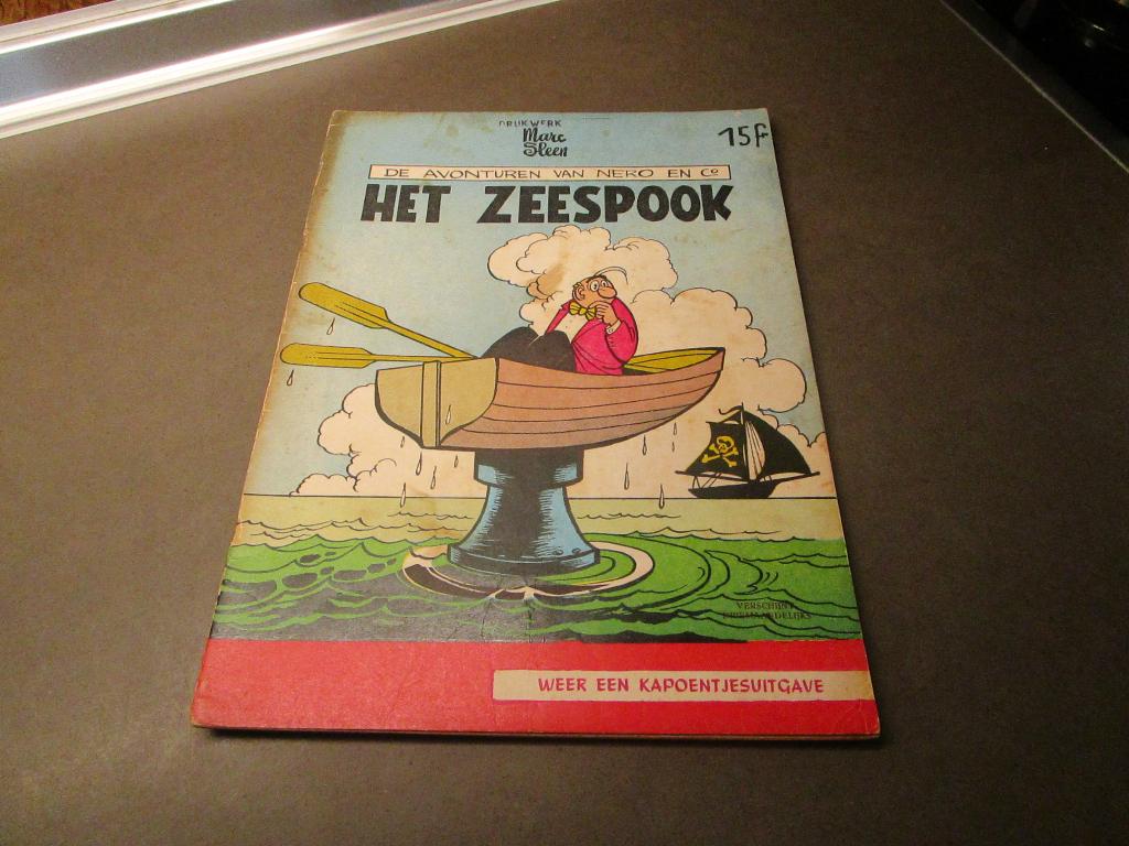 Nero - Het zeespook - 1962 - 1e druk, Enlèvement ou Envoi, Marc Sleen, Une BD, Utilisé