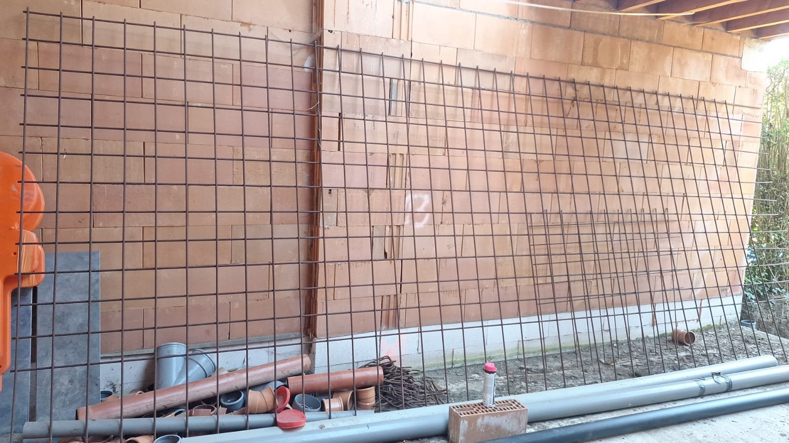 Volledig wapeningsnet 10mm dik en 2.34m op 5.94m, Ophalen, Zo goed als nieuw