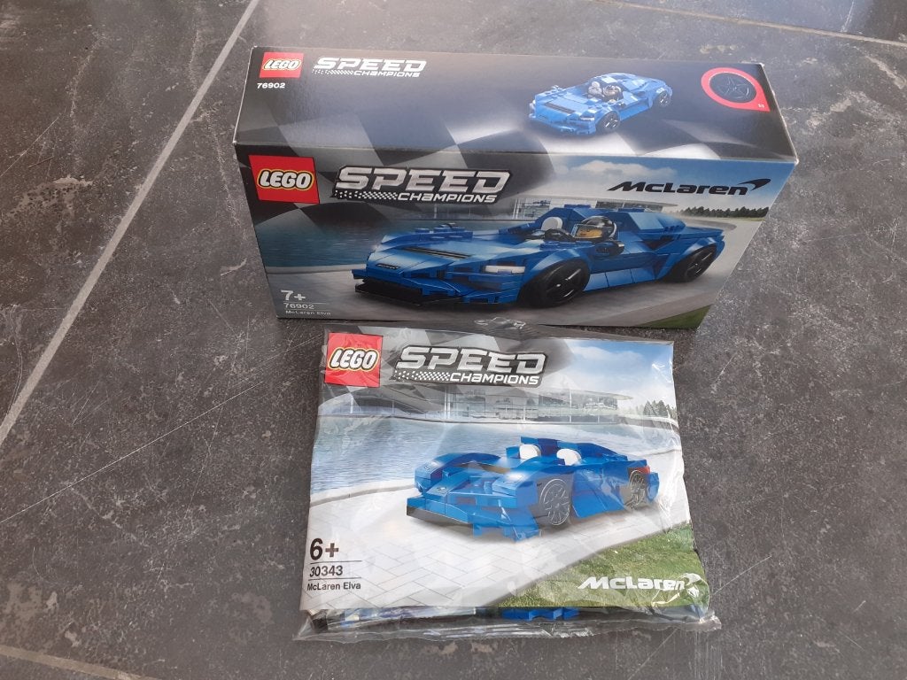 LEGO Speed Champions McLaren Elva 76902 en 30343, Lego, Nieuw, Complete set, Ongeopend/sealed