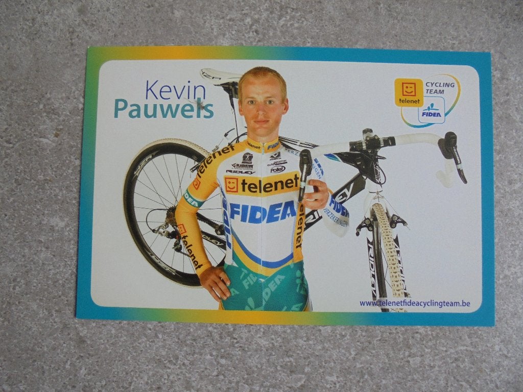 Wielerfoto Kevin Pauwels, Ophalen of Verzenden
