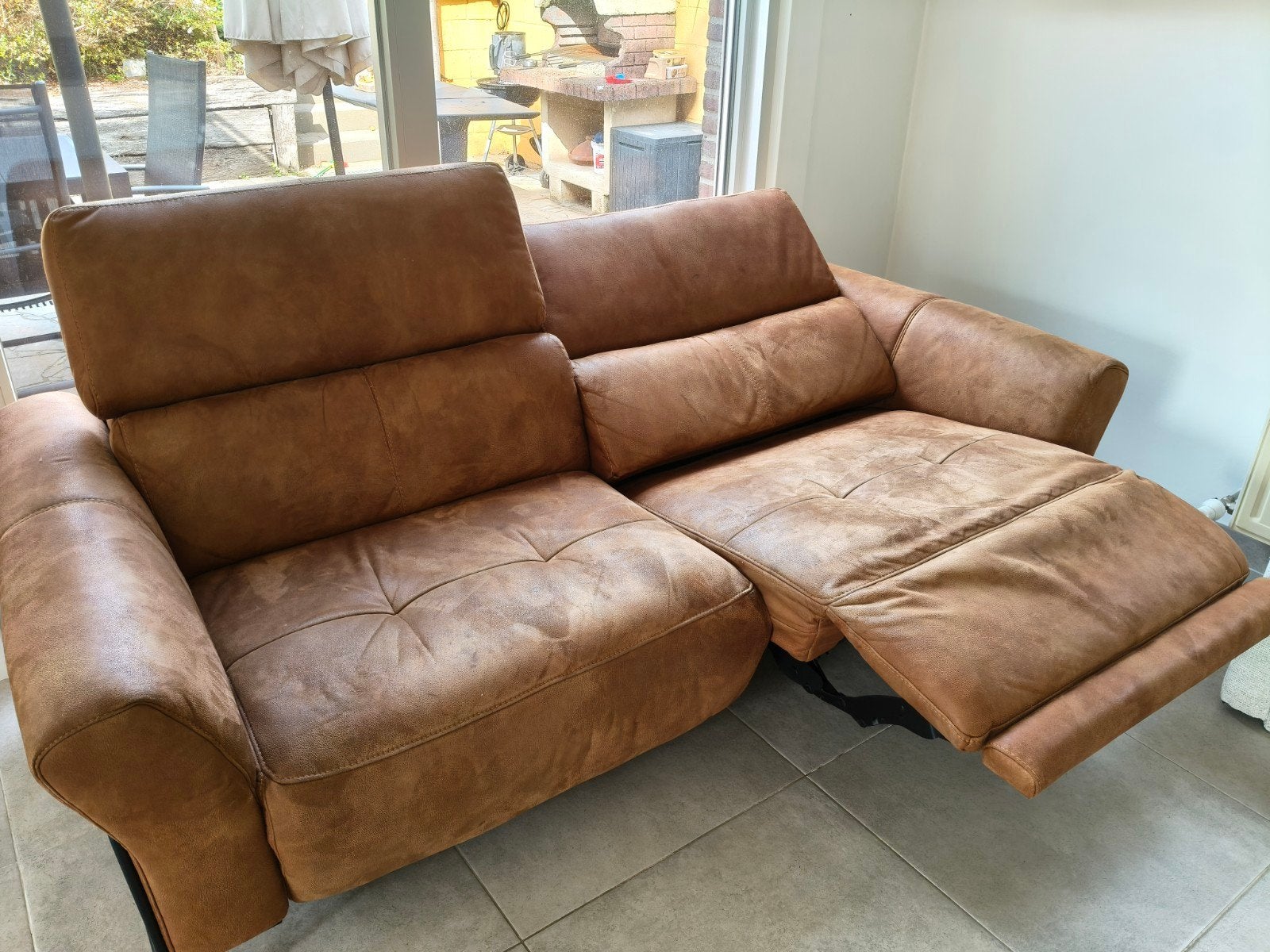fauteuil relax (2 côtés) - 2,5 places, Enlèvement, Comme neuf, Synthétique, Modern