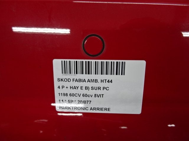 CAPTEUR AIDE AU STATIONNEMENT Skoda Fabia II (5J), Utilisé, Skoda