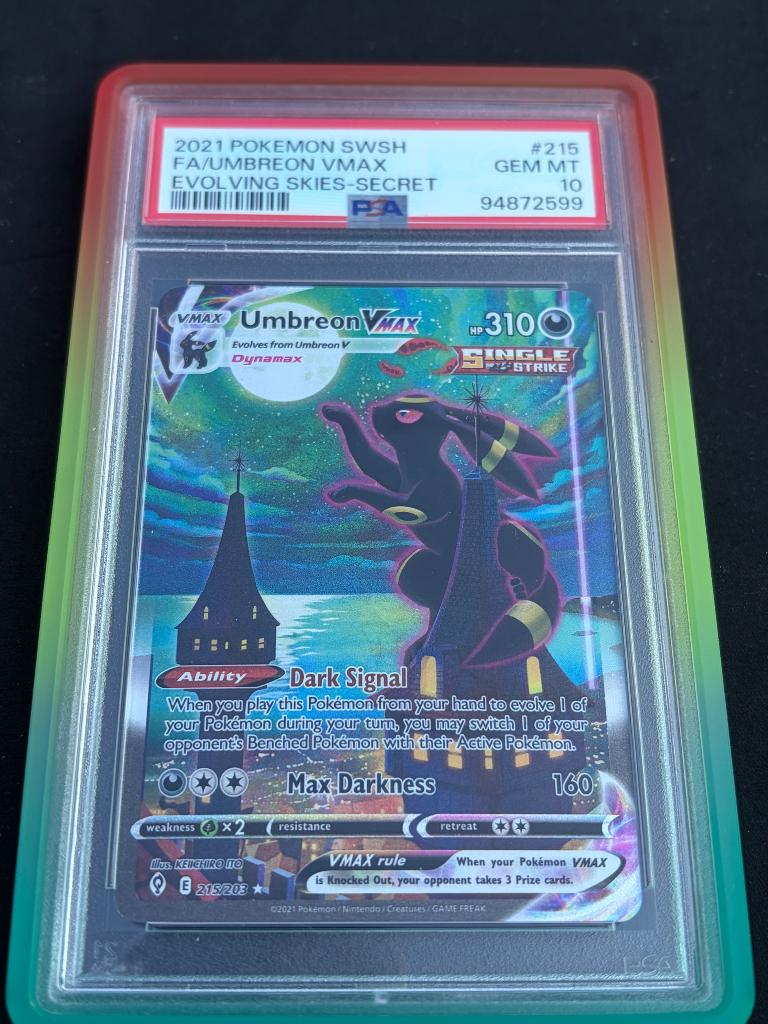 Pokemon Umbreon Vmax 215 PSA 10, Ophalen