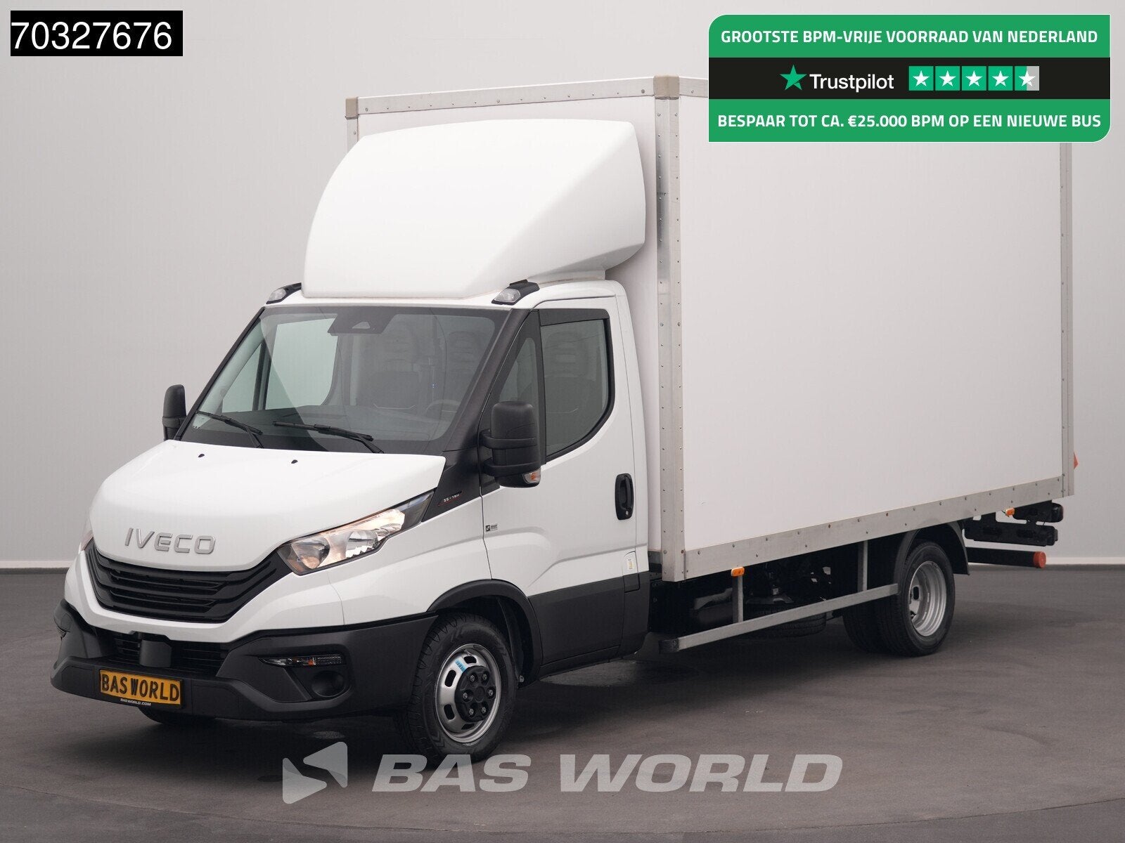 Iveco Daily 35C16 3.0L Laadklep NEW MODEL Dubbellucht 160PK, Auto's, Stof, Gebruikt, Euro 6, 4 cilinders