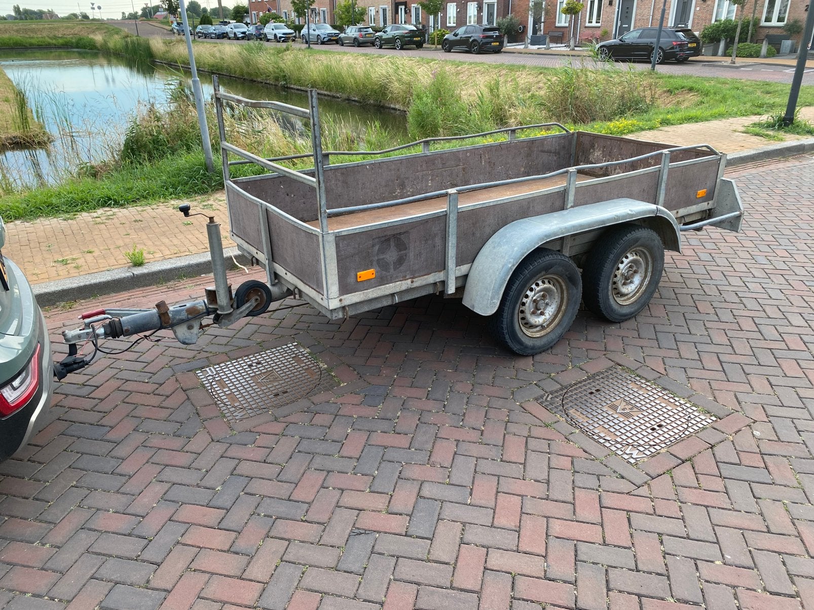 Aanhangwagen Tandemas, Auto diversen, Aanhangers en Bagagewagens, Ophalen, Gebruikt