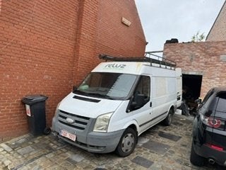 camionette ford transit, Auto's, 4 deurs, Wit, Dakrails, Bedrijf