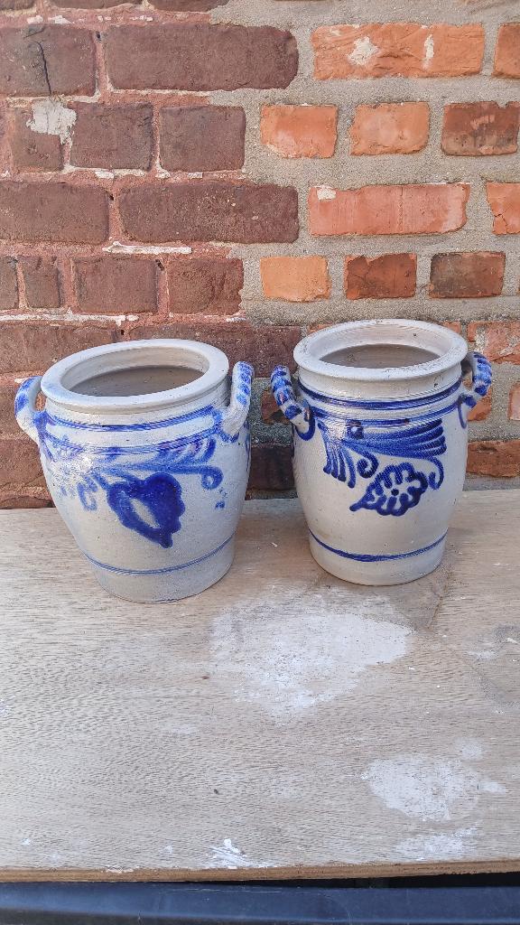 2 oude pekelpotten , Keulse potten, Antiquités & Art, Antiquités | Céramique & Poterie, Enlèvement