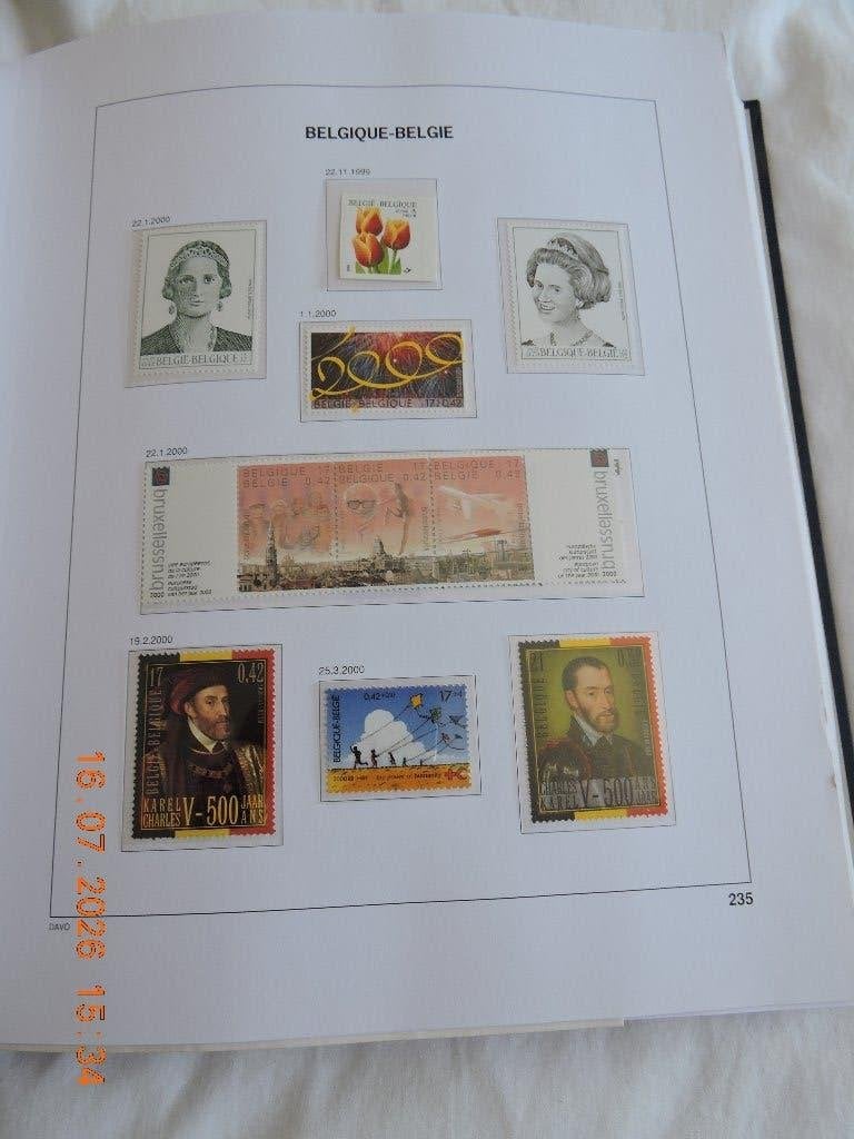 verzameling DAVO België jaargang 2000/2006, Postzegels en Munten, Verzenden