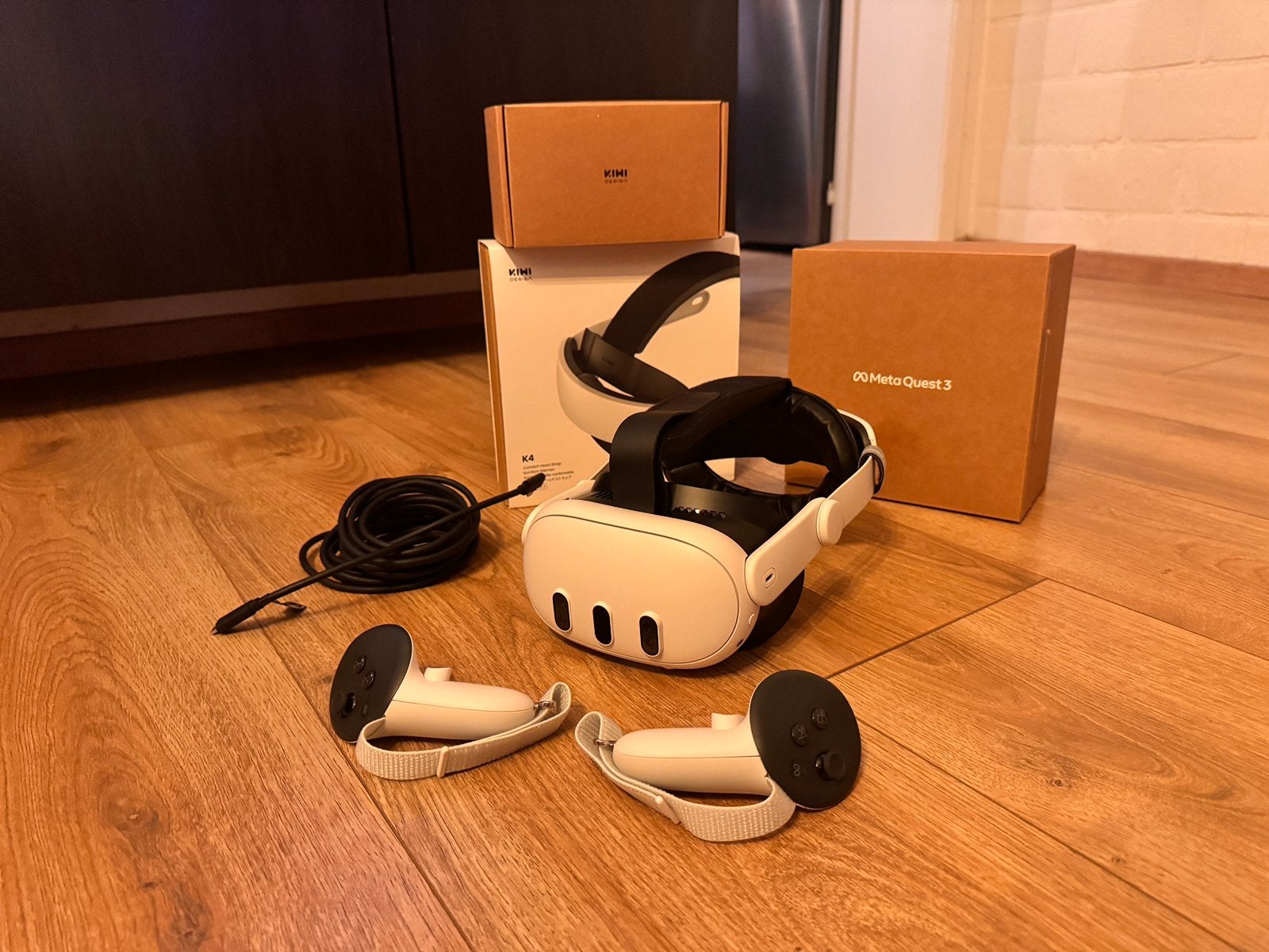 Meta Quest 3 + Accesoires, Ophalen of Verzenden, Zo goed als nieuw, VR-bril, Pc