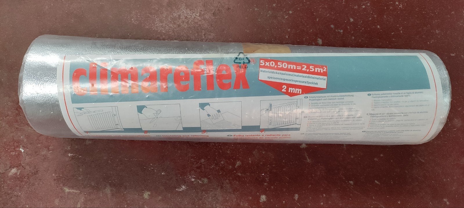 Climareflex radiatorfolie = 1 EUR per stuk, Ophalen
