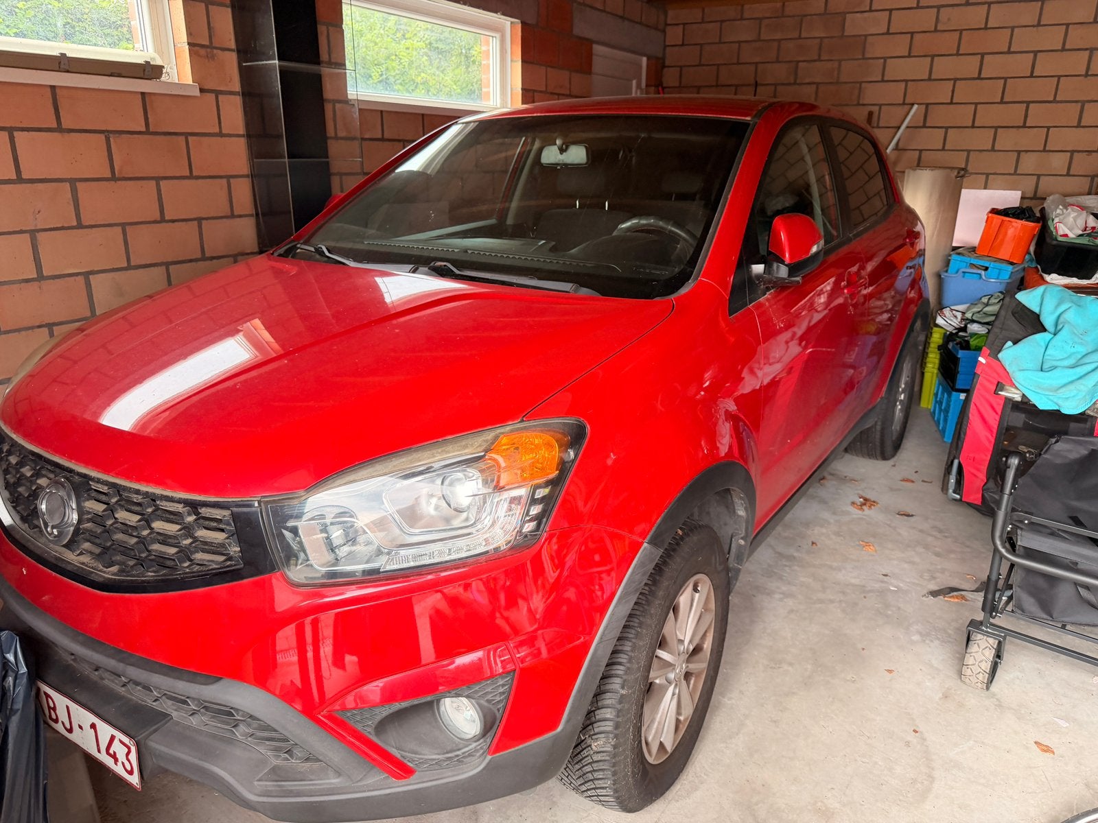 Sanyong-Korando 2015, Autos, Rouge, Euro 5, Korando, Boîte manuelle