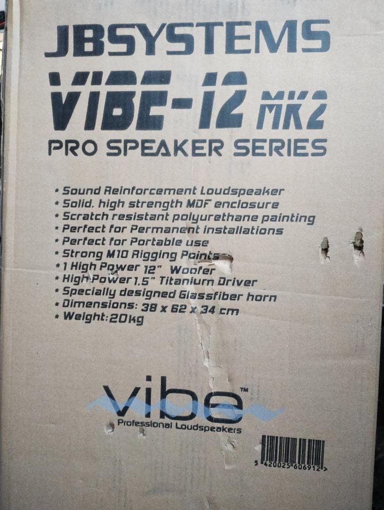 1 x Luidspreker VIBE 12 MK2 Nieuw, Audio, Tv en Foto, Luidsprekerboxen, Ophalen, Nieuw