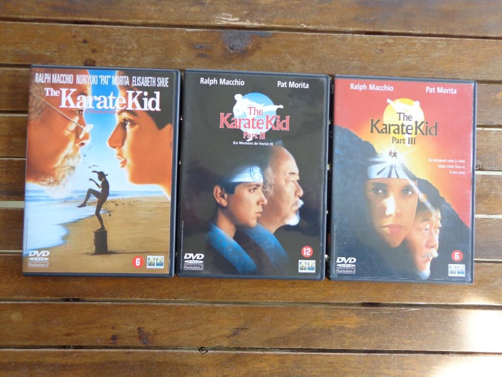 )))  Trilogie Karaté Kid  //  Aventure  (((, Alle leeftijden, Ophalen of Verzenden, Zo goed als nieuw