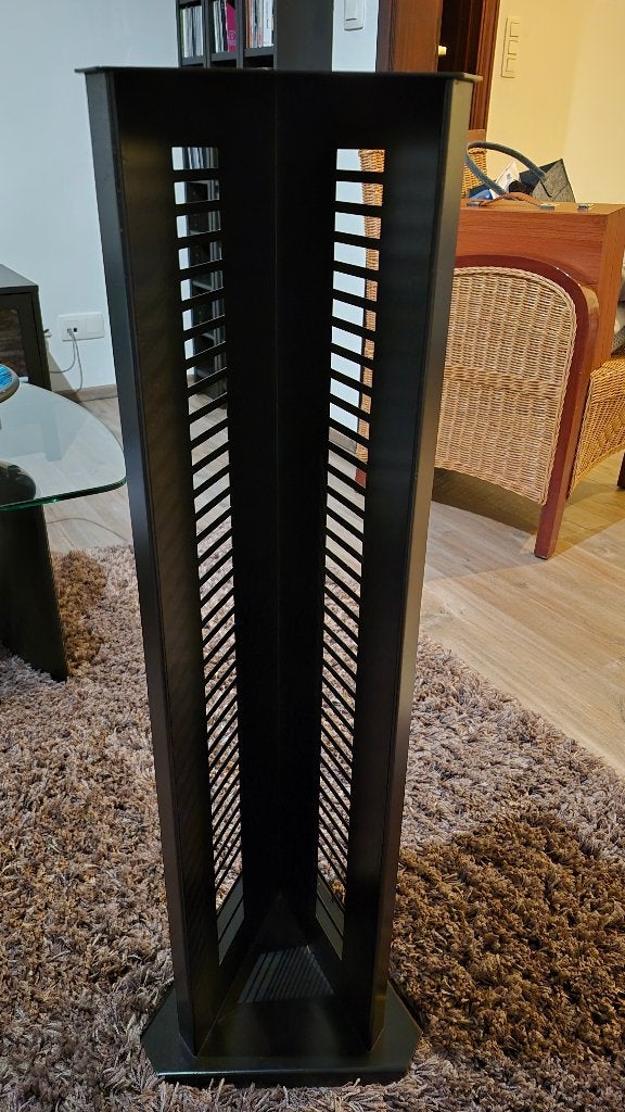 Tour pour rangement de CD's, 25 à 75 disques, Enlèvement, Utilisé, Métal