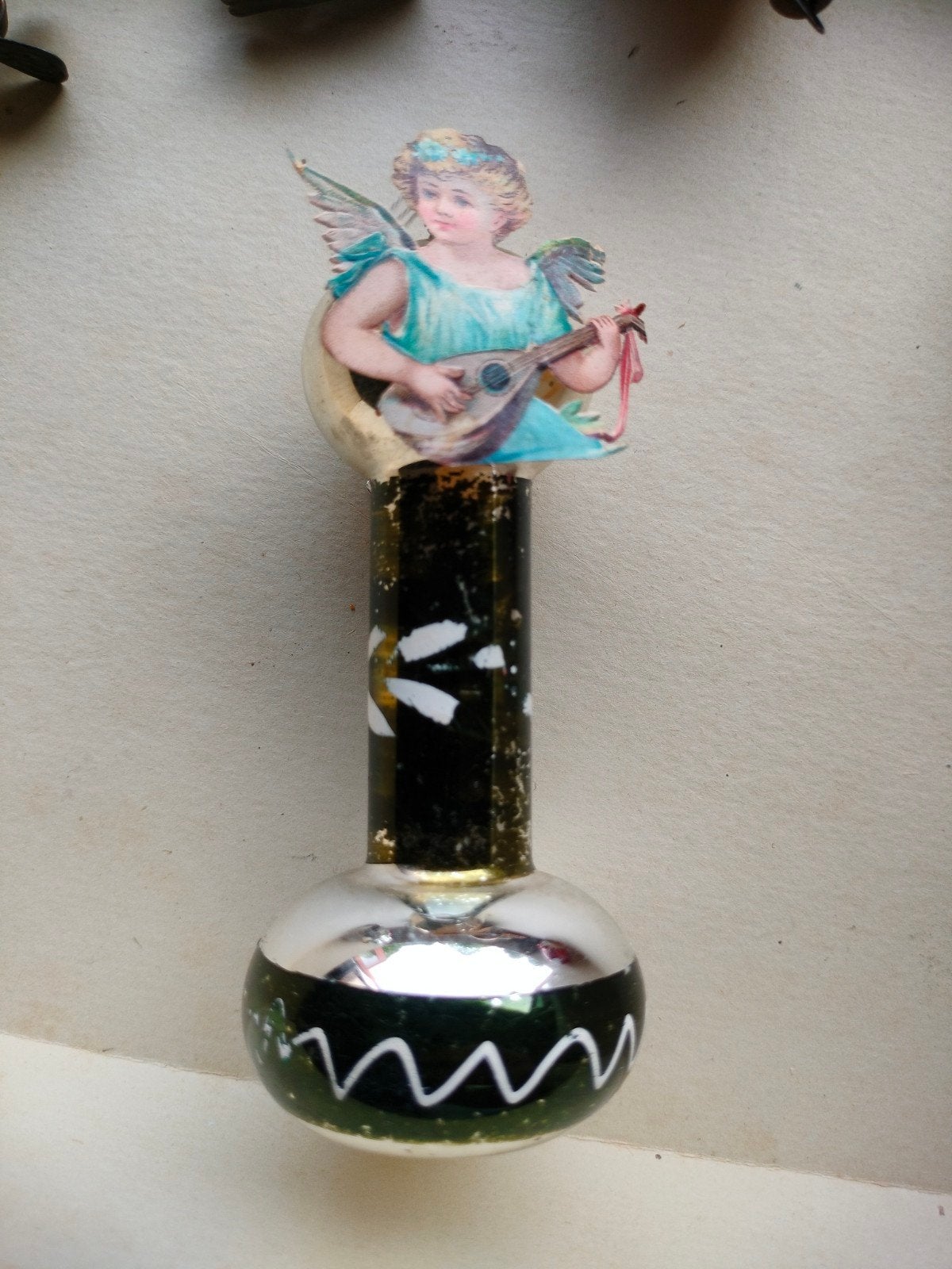 grote kerstbal met poëzie plaatje, Diversen, Ophalen of Verzenden, Zo goed als nieuw