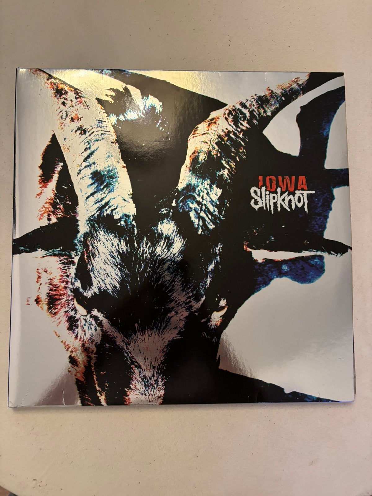 Lp 2001 eu slipknot - iowa vg++\ near mint, Cd's en Dvd's, Vinyl | Rock, Ophalen of Verzenden, Zo goed als nieuw, LP