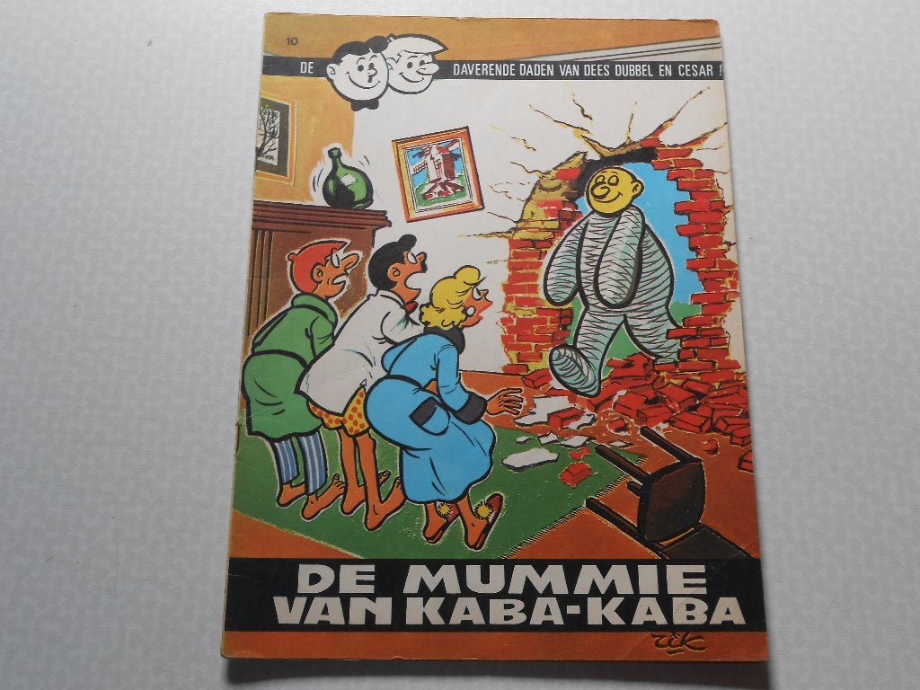 Dees dubbel en cesar 10 De mummie van Kaba-Kaba 1967 1 ste, Boeken, Eén stripboek, Nieuw, Rik Clément, Ophalen of Verzenden