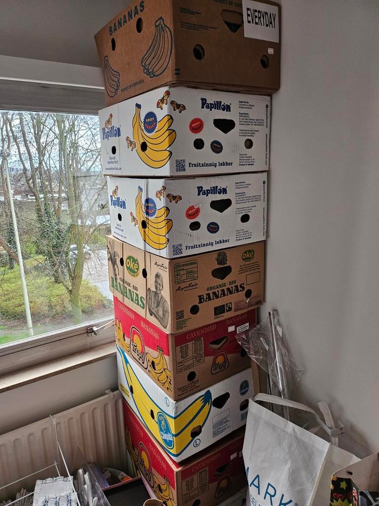 Gratis bananen dozen, Doe-het-zelf en Bouw, Kratten en Dozen, Ophalen of Verzenden